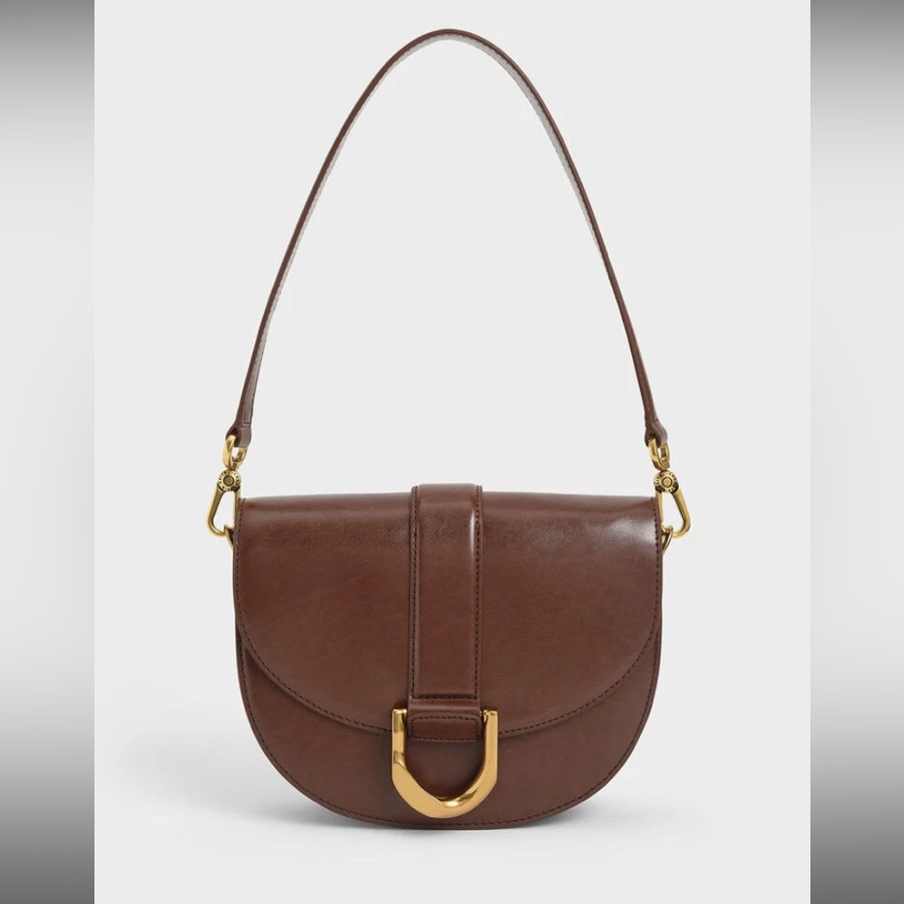 Charles & Keith Gabine Saddle Bag
